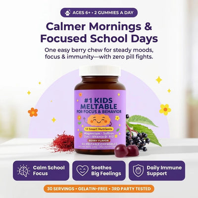 Kids Saffron + B12 Gummies